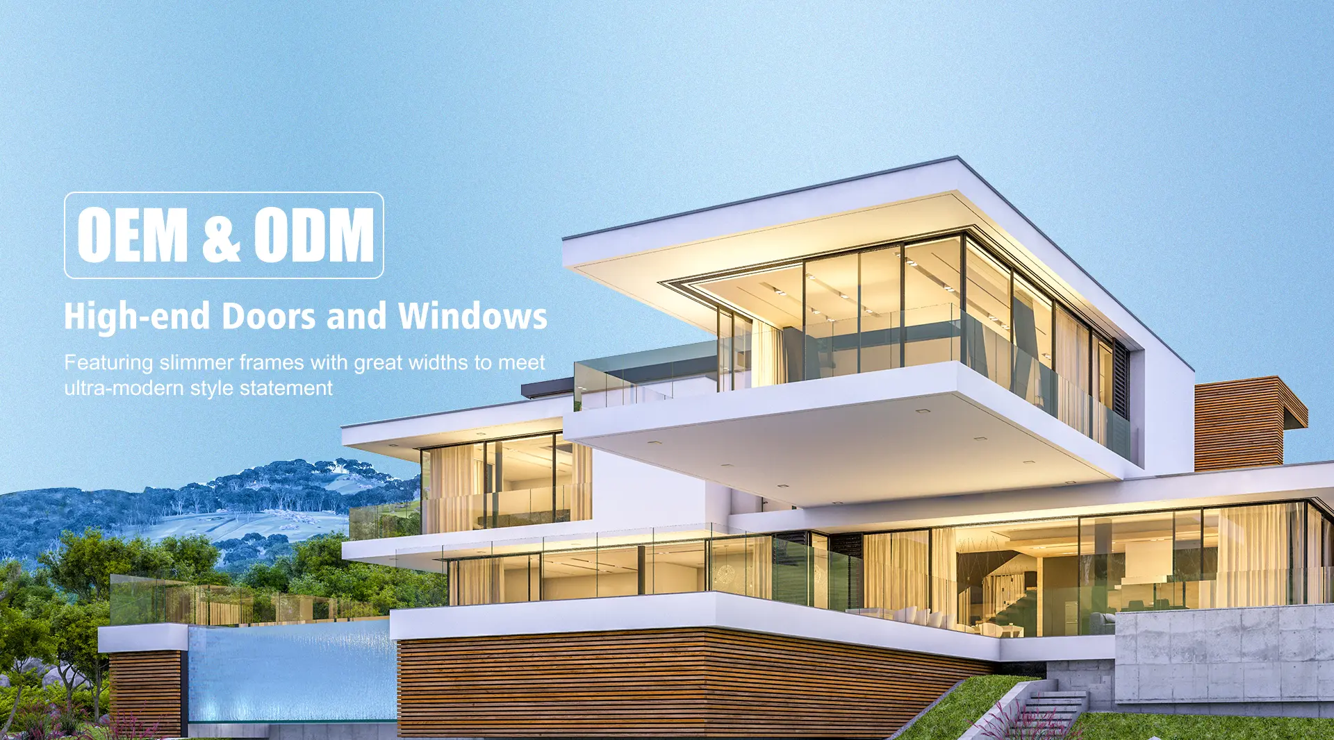 Ang pabrika ng pasadyang pintuan ng China High-end