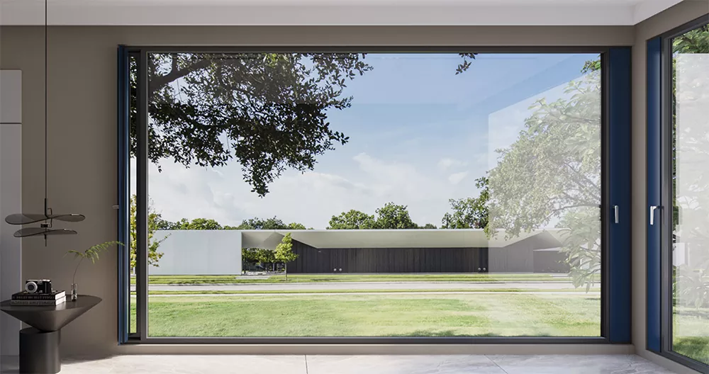 Makabagong Micro Ventilation Aluminum Windows para sa Modernong Residential at Commercial na Gusali