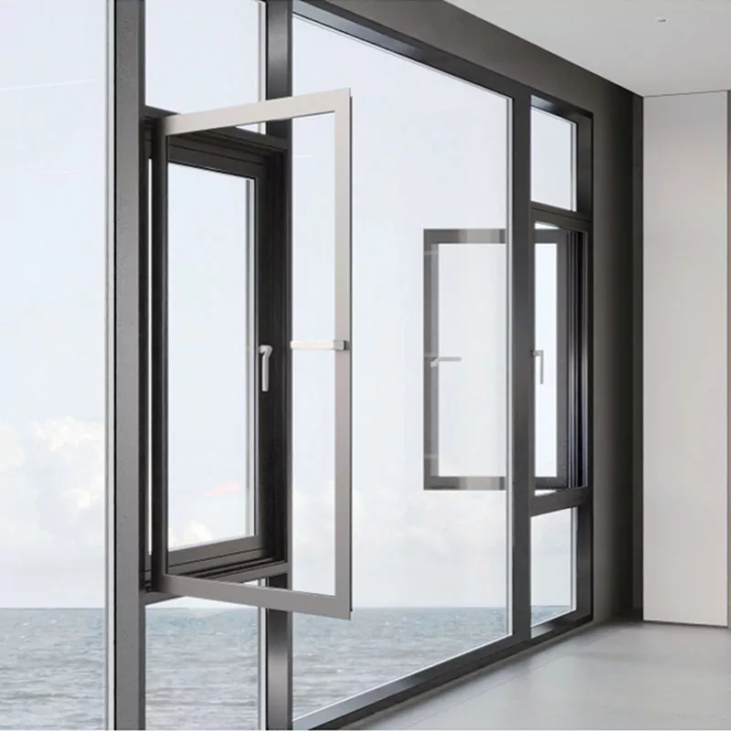 Arched aluminyo casement windows