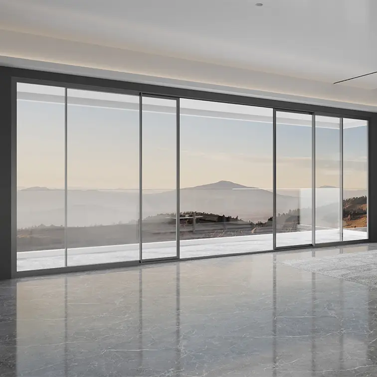 Broken Bridge lateral pressure sliding door