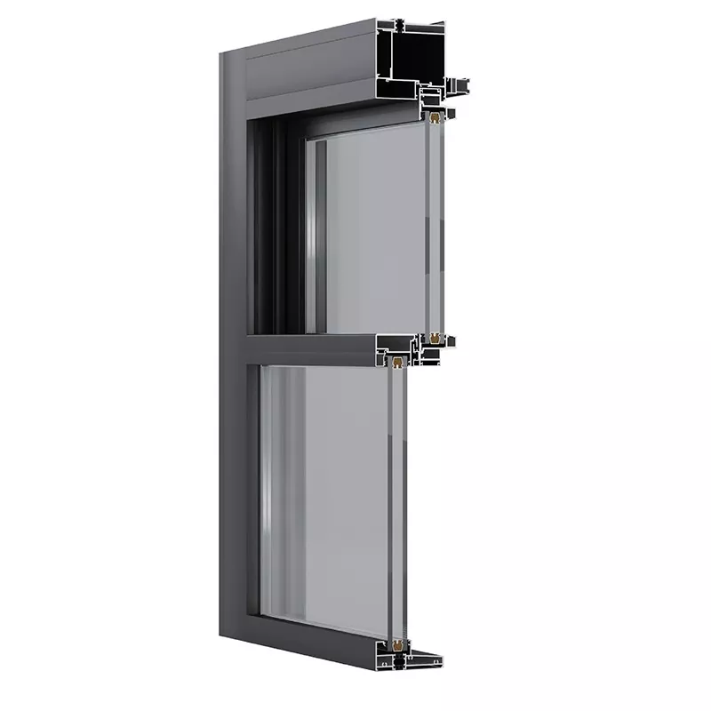 Electric double aluminyo awning window